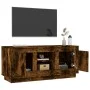 TV-Schrank aus geräuchertem Eichensperrholz, 102 x 35 x 45 cm von vidaXL, TV-Möbel - Ref: Foro24-819865, Preis: 61,09 €, Raba...