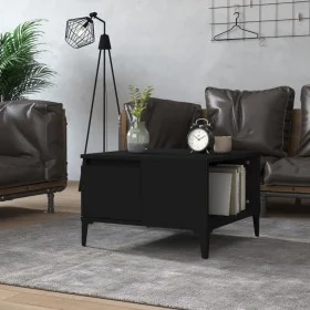 Black plywood coffee table 55x55x36.5 cm by vidaXL, Coffee table - Ref: Foro24-821085, Price: 53,40 €, Discount: %