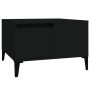Black plywood coffee table 55x55x36.5 cm by vidaXL, Coffee table - Ref: Foro24-821085, Price: 54,20 €, Discount: %