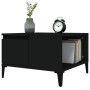 Black plywood coffee table 55x55x36.5 cm by vidaXL, Coffee table - Ref: Foro24-821085, Price: 54,20 €, Discount: %
