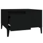 Black plywood coffee table 55x55x36.5 cm by vidaXL, Coffee table - Ref: Foro24-821085, Price: 53,40 €, Discount: %