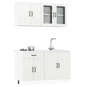 Conjunto de armarios de cocina "Lucca" de 4 piezas en madera de