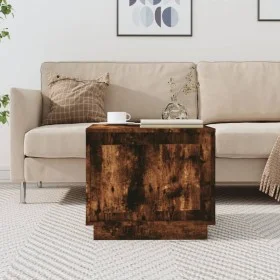 Couchtisch aus geräuchertem Eichensperrholz, 51 x 50 x 44 cm von vidaXL, Couchtisch - Ref: Foro24-819873, Preis: 49,95 €, Rab...
