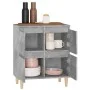 Concrete gray plywood sideboard 60x35x70 cm by vidaXL, Sideboards - Ref: Foro24-821160, Price: 73,02 €, Discount: %