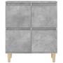 Aparador de madera contrachapada gris hormigón 60x35x70 cm de vidaXL, Aparadores - Ref: Foro24-821160, Precio: 76,46 €, Descu...