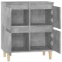 Aparador de madera contrachapada gris hormigón 60x35x70 cm de vidaXL, Aparadores - Ref: Foro24-821160, Precio: 76,46 €, Descu...