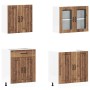 Mueble cocina Kalmar madera vieja 4 pzas madera contrachapada