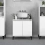 Waschbeckenschrank aus weißem Sperrholz, 58 x 33 x 60 cm von vidaXL, Badezimmerwaschtische - Ref: Foro24-821260, Preis: 46,80...