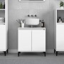 Waschbeckenschrank aus weißem Sperrholz, 58 x 33 x 60 cm von vidaXL, Badezimmerwaschtische - Ref: Foro24-821260, Preis: 48,39...