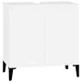 Armario para lavabo madera contrachapada blanco 58x33x60 cm de vidaXL, Tocadores de baño - Ref: Foro24-821260, Precio: 47,50 ...