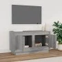 Sonoma gray plywood TV cabinet 80x35x45 cm by vidaXL, TV Furniture - Ref: Foro24-819858, Price: 48,24 €, Discount: %