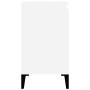 Armario para lavabo madera contrachapada blanco 58x33x60 cm