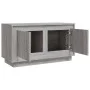 Sonoma gray plywood TV cabinet 80x35x45 cm by vidaXL, TV Furniture - Ref: Foro24-819858, Price: 48,24 €, Discount: %