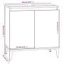 Waschbeckenschrank aus weißem Sperrholz, 58 x 33 x 60 cm von vidaXL, Badezimmerwaschtische - Ref: Foro24-821260, Preis: 46,80...