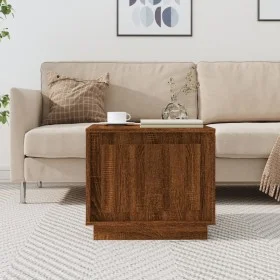 Mesa de centro madera contrachapada roble marrón 51x50x44 cm de vidaXL, Mesas de centro - Ref: Foro24-819875, Precio: 50,99 €...