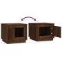 Couchtisch aus braunem Eichensperrholz 51x50x44 cm von vidaXL, Couchtisch - Ref: Foro24-819875, Preis: 50,99 €, Rabatt: %