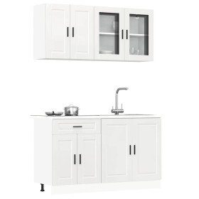 Conjunto de armarios de cocina "Porto" de 4 piezas en madera de