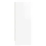 Glossy white engineered wood sideboard 91x28x75 cm by vidaXL, Sideboards - Ref: Foro24-823010, Price: 129,47 €, Discount: %