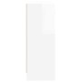 Hochglanzweißes Sideboard aus Holzwerkstoff, 91 x 28 x 75 cm von vidaXL, Sideboards - Ref: Foro24-823010, Preis: 130,87 €, Ra...