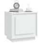 Mesitas de noche 2 uds madera contrachapada blanco 44x35x45 cm de vidaXL, Mesitas de noche - Ref: Foro24-819837, Precio: 51,2...