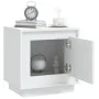 Mesitas de noche 2 uds madera contrachapada blanco 44x35x45 cm de vidaXL, Mesitas de noche - Ref: Foro24-819837, Precio: 51,2...