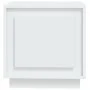 Mesitas de noche 2 uds madera contrachapada blanco 44x35x45 cm de vidaXL, Mesitas de noche - Ref: Foro24-819837, Precio: 51,2...