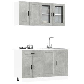 Conjunto de armarios de cocina de 4 piezas "Porto" de en madera