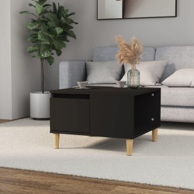 Black plywood coffee table 55x55x36.5 cm by vidaXL, Coffee table - Ref: Foro24-821077, Price: 56,39 €, Discount: %