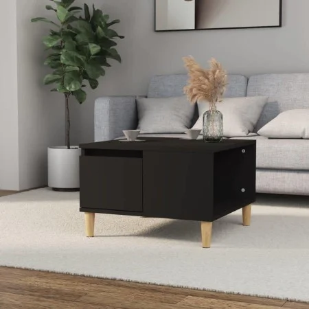 Black plywood coffee table 55x55x36.5 cm by vidaXL, Coffee table - Ref: Foro24-821077, Price: 55,72 €, Discount: %