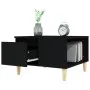 Black plywood coffee table 55x55x36.5 cm by vidaXL, Coffee table - Ref: Foro24-821077, Price: 55,72 €, Discount: %