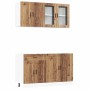 Conjunto de armarios de cocina de 4 piezas "Porto" de en madera