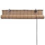 Braune Bambus-Rollläden 120x160 cm von vidaXL, Jalousien und Jalousien - Ref: Foro24-241328, Preis: 29,68 €, Rabatt: %