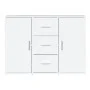 Sideboard aus glänzendem weißem Sperrholz 91x29,5x65 cm von vidaXL, Sideboards - Ref: Foro24-823344, Preis: 100,62 €, Rabatt: %