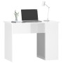 Schreibtisch aus glänzend weißem Sperrholz, 100 x 55 x 75 cm von vidaXL, Schreibtische - Ref: Foro24-823026, Preis: 74,81 €, ...