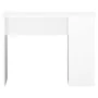 Glossy white plywood desk 100x55x75 cm by vidaXL, Desks - Ref: Foro24-823026, Price: 73,82 €, Discount: %