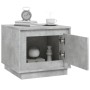 Mesa de centro madera contrachapada gris hormigón 51x50x44 cm de vidaXL, Mesas de centro - Ref: Foro24-819872, Precio: 50,42 €