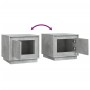 Mesa de centro madera contrachapada gris hormigón 51x50x44 cm de vidaXL, Mesas de centro - Ref: Foro24-819872, Precio: 50,48 ...