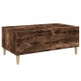 Mesa de centro madera contrachapada roble ahumado 90x50x36,5 cm de vidaXL, Mesas de centro - Ref: Foro24-821113, Precio: 47,5...