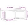 Mesa de centro madera contrachapada negro 102x50x44 cm de vidaXL, Mesas de centro - Ref: Foro24-819877, Precio: 57,02 €, Desc...
