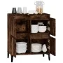 Sideboard aus geräuchertem Eichensperrholz, 60 x 35 x 70 cm von vidaXL, Sideboards - Ref: Foro24-821169, Preis: 80,82 €, Raba...