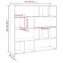 Bookshelf/space divider black 105x24x102 cm by vidaXL, Room dividers - Ref: Foro24-823246, Price: 71,35 €, Discount: %