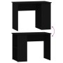 Escritorio de madera contrachapada negro 100x55x75 cm de vidaXL, Escritorios - Ref: Foro24-823025, Precio: 64,58 €, Descuento: %