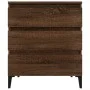 Oak brown plywood sideboard 60x35x70 cm by vidaXL, Sideboards - Ref: Foro24-823055, Price: 60,50 €, Discount: %