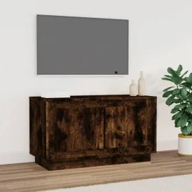 TV-Schrank aus geräuchertem Eichensperrholz, 80 x 35 x 45 cm von vidaXL, TV-Möbel - Ref: Foro24-819857, Preis: 50,53 €, Rabat...