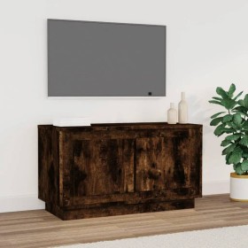 TV-Schrank aus geräuchertem Eichensperrholz, 80 x 35 x 45 cm von vidaXL, TV-Möbel - Ref: Foro24-819857, Preis: 51,13 €, Rabat...