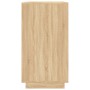 Aparador madera contrachapada color roble Sonoma 80x34x75 cm de vidaXL, Aparadores - Ref: Foro24-819887, Precio: 93,30 €, Des...