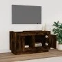 Smoked oak plywood TV cabinet 80x35x45 cm by vidaXL, TV Furniture - Ref: Foro24-819857, Price: 50,53 €, Discount: %
