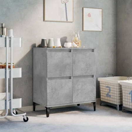 Aparador de madera contrachapada gris hormigón 60x35x70 cm de vidaXL, Aparadores - Ref: Foro24-821168, Precio: 71,16 €, Descu...