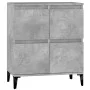 Aparador de madera contrachapada gris hormigón 60x35x70 cm de vidaXL, Aparadores - Ref: Foro24-821168, Precio: 71,16 €, Descu...