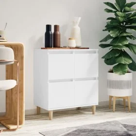 Sideboard aus weißem Sperrholz 60x35x70 cm von vidaXL, Sideboards - Ref: Foro24-821156, Preis: 69,73 €, Rabatt: %